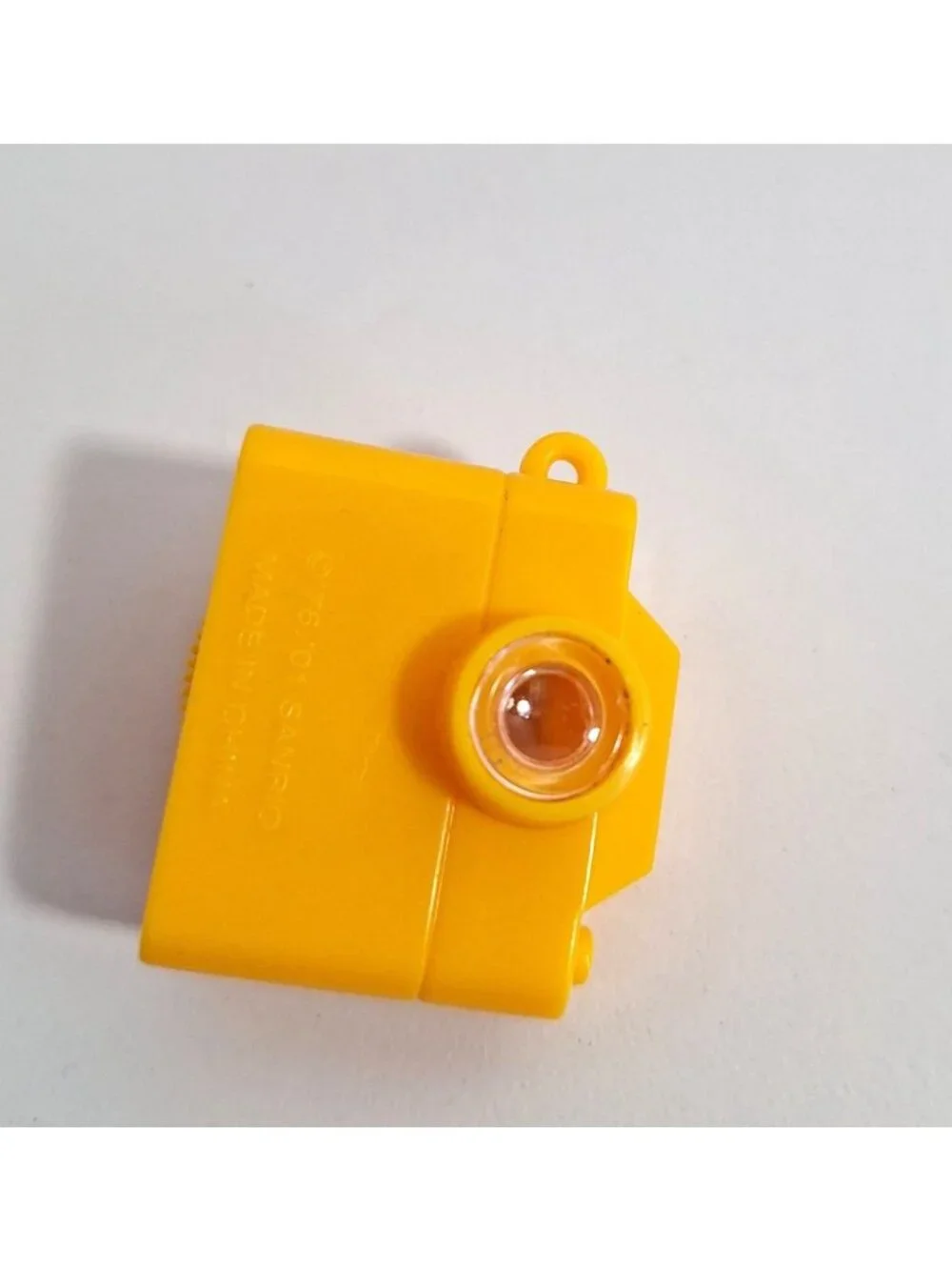 Melody Hello Kitty 2001 Yellow Camera Keychain Trinket Ornament